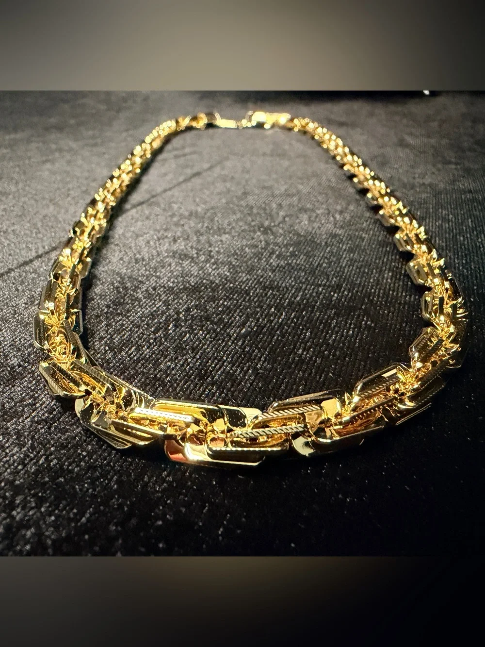 Milano Italy 14K Stamped Gold filled 24in 8MM Necklace Brand New Big Boy Piece